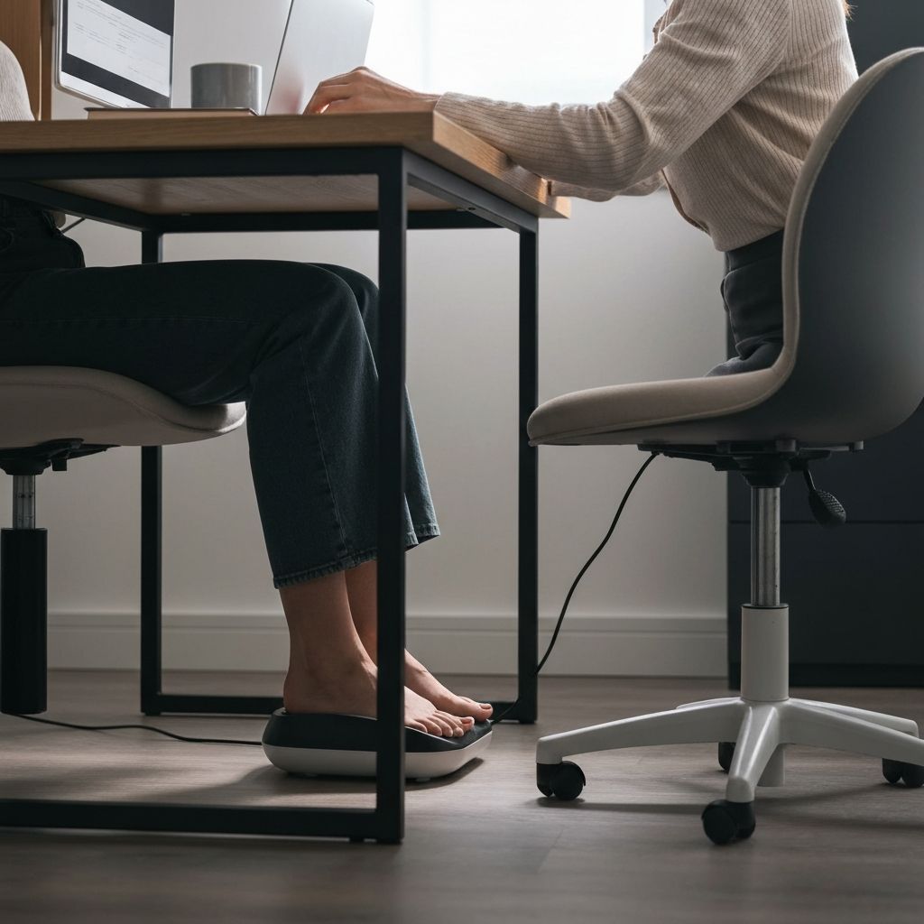 Masajeador de pies en oficina